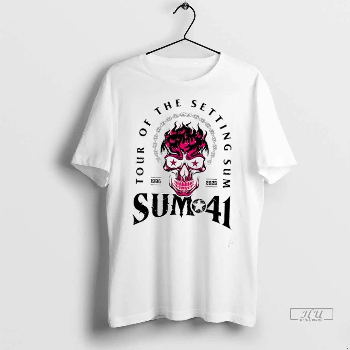 Officials Tour Of The Setting Sum 41 - Adult & Kids T-Shirts, Sweatshirts & Hoodies apparel design preview 1