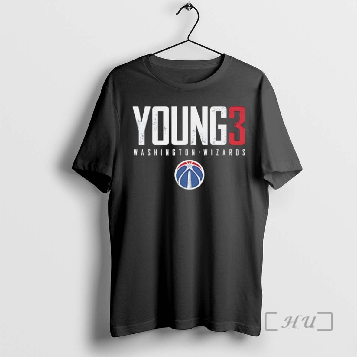 Officials Trae Young 3 Washington Wizards Basketball - Adult & Kids T-Shirts, Sweatshirts & Hoodies apparel design preview 1
