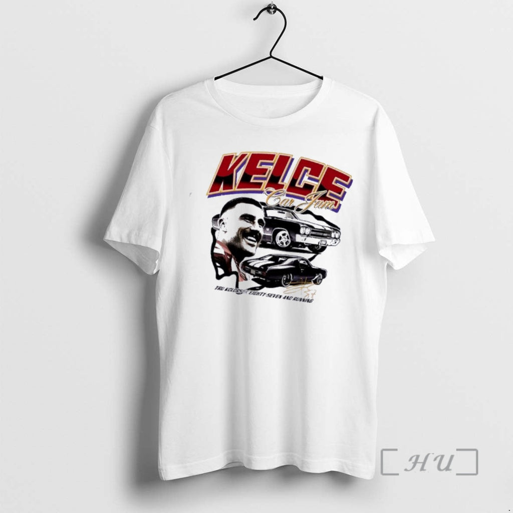 Officials Travis Kelce Car Jam Chevelle - Adult & Kids T-Shirts, Sweatshirts & Hoodies apparel design preview 1