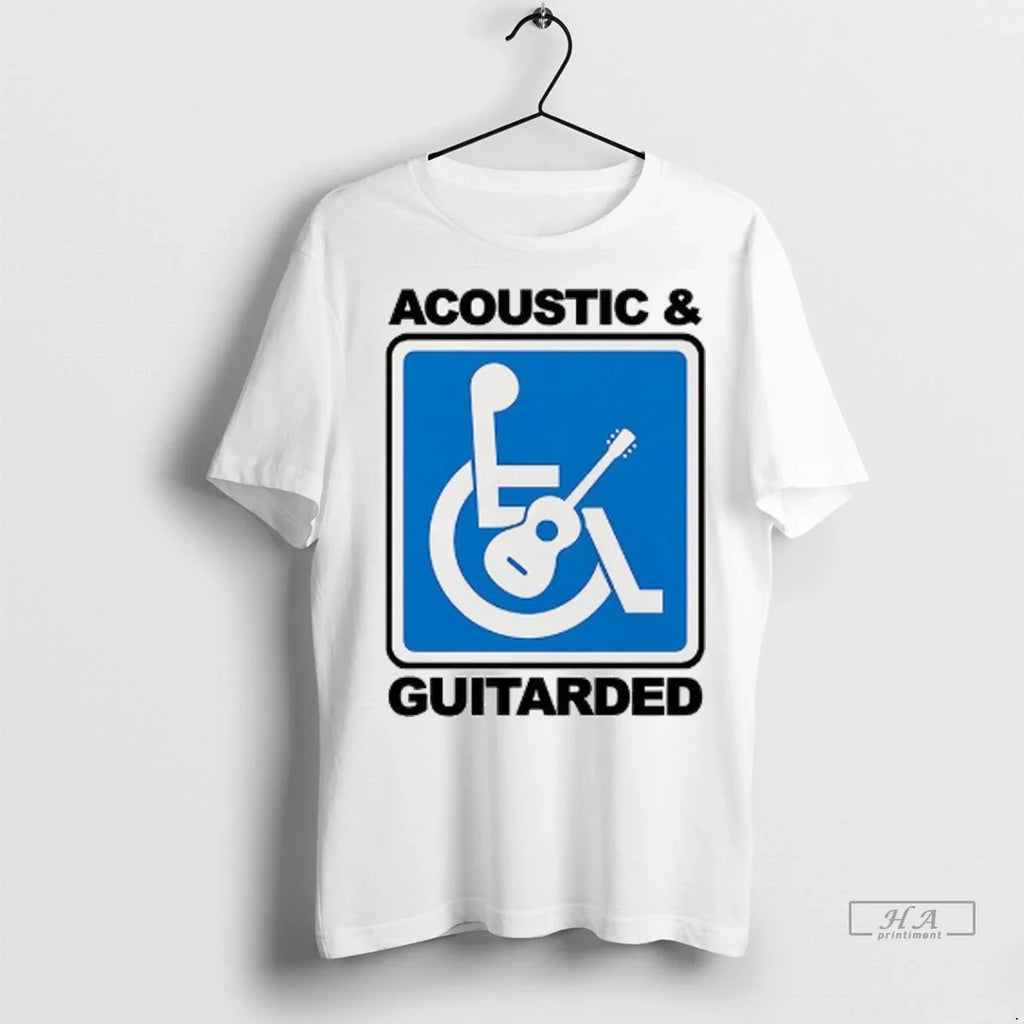 Officials Trendy Acoustic And Guitarded Parody - Adult & Kids T-Shirts, Sweatshirts & Hoodies apparel design preview 1