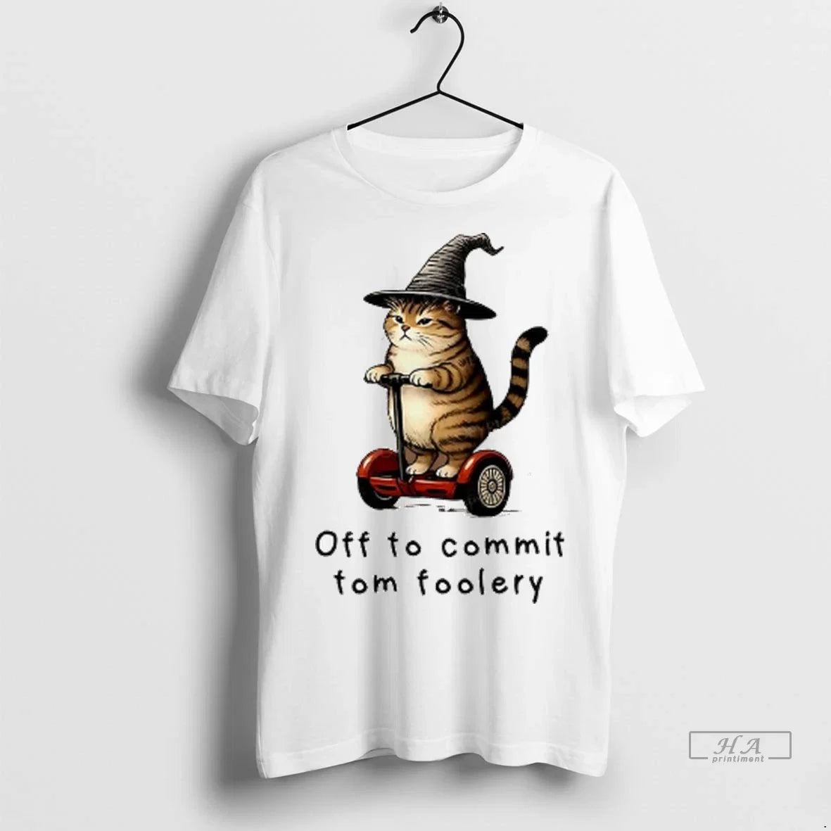 Officials Trendy Cat Off To Commit Tom Foolery - Adult & Kids T-Shirts, Sweatshirts & Hoodies apparel design preview 1