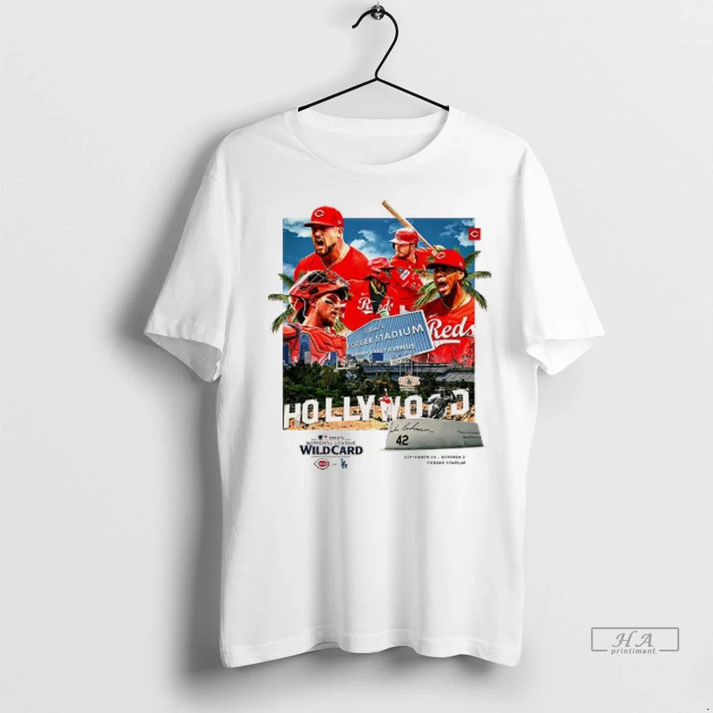 Officials Trendy Cincinnati Reds Va Los Angeles - Adult & Kids T-Shirts, Sweatshirts & Hoodies apparel design preview 1