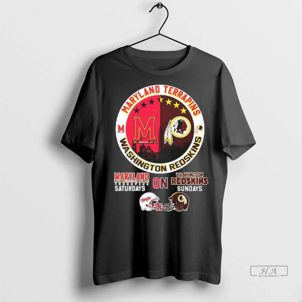 Officials Trendy Maryland Terrapins On Saturdays - Adult & Kids T-Shirts, Sweatshirts & Hoodies apparel design preview 1