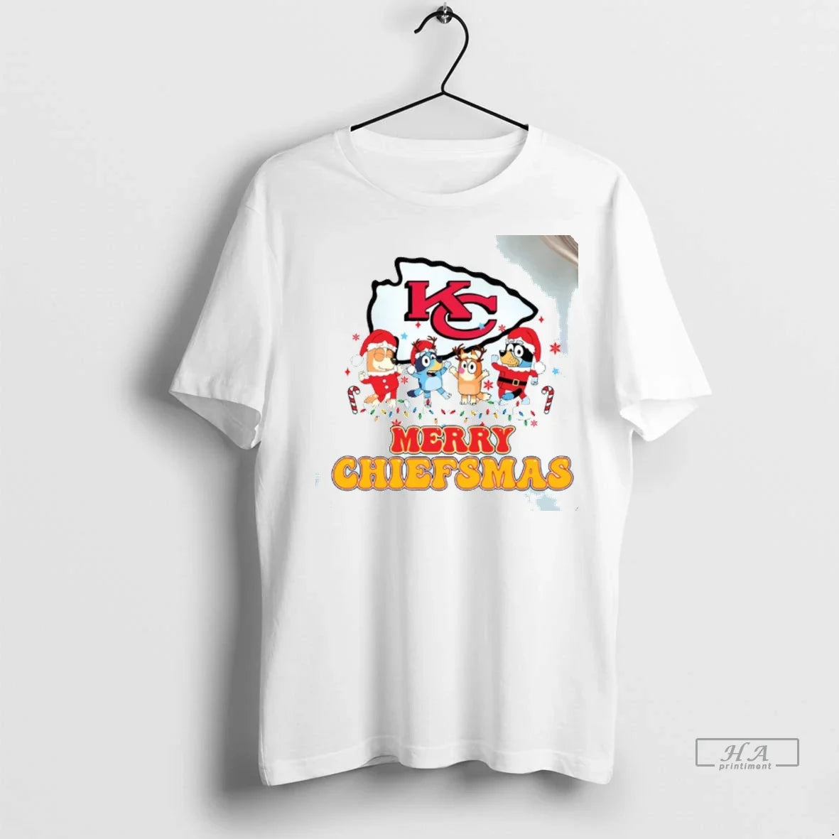 Officials Trendy Merry Chiefsmas Kansas City Chiefs - Adult & Kids T-Shirts, Sweatshirts & Hoodies apparel design preview 1