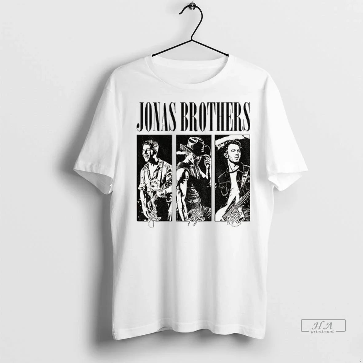 Officials Trendy Vintage Jonas Brothers 90s Boy Band - Adult & Kids T-Shirts, Sweatshirts & Hoodies apparel design preview 1