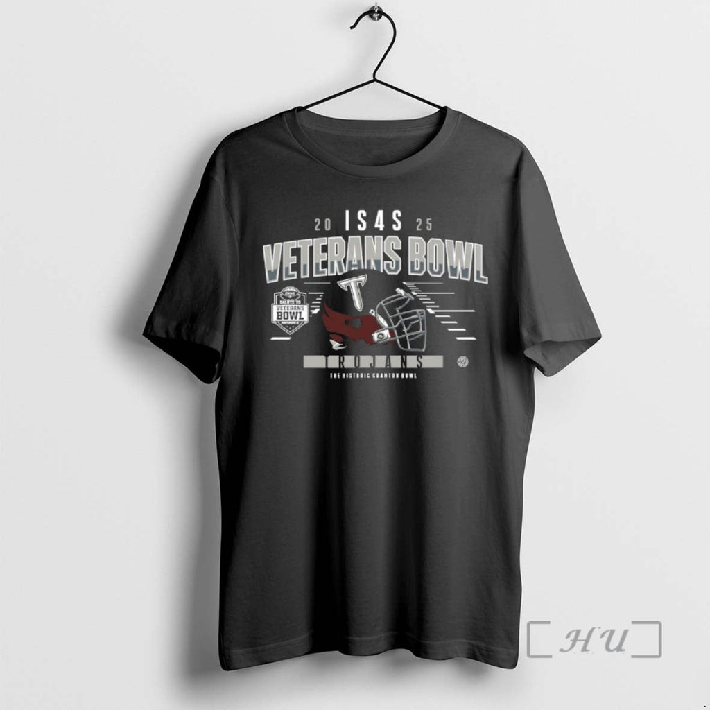 Officials Troy Trojans 2025 Veterans Bowl Helmet - Adult & Kids T-Shirts, Sweatshirts & Hoodies apparel design preview 1