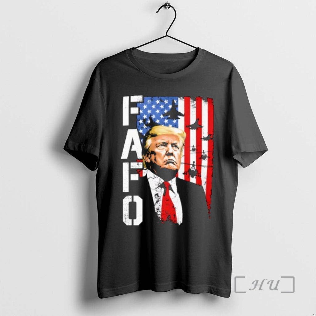 Officials Trump Fafo American Flag - Adult & Kids T-Shirts, Sweatshirts & Hoodies apparel design preview 1