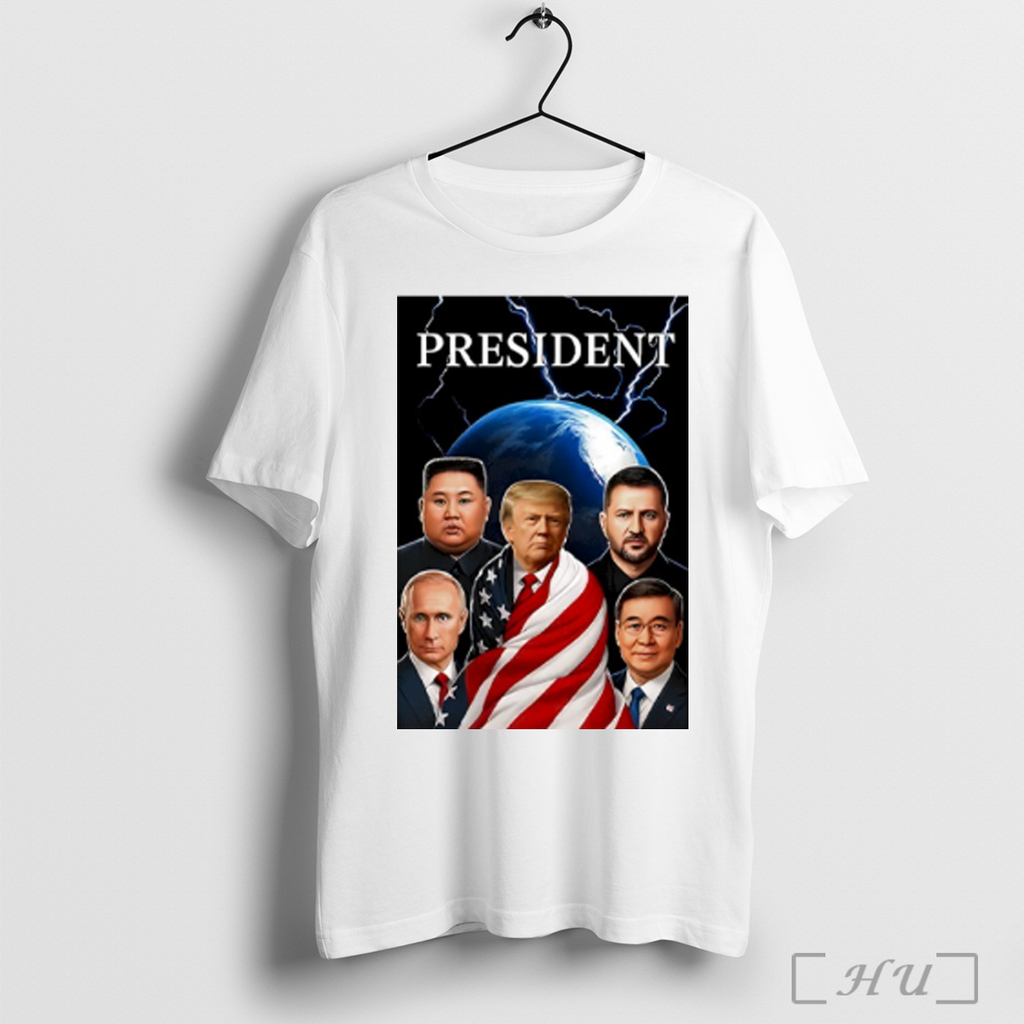 Officials Trump Putin Volodymyr Zelenskyy Kim Jong Un - Adult & Kids T-Shirts, Sweatshirts & Hoodies apparel design preview 1
