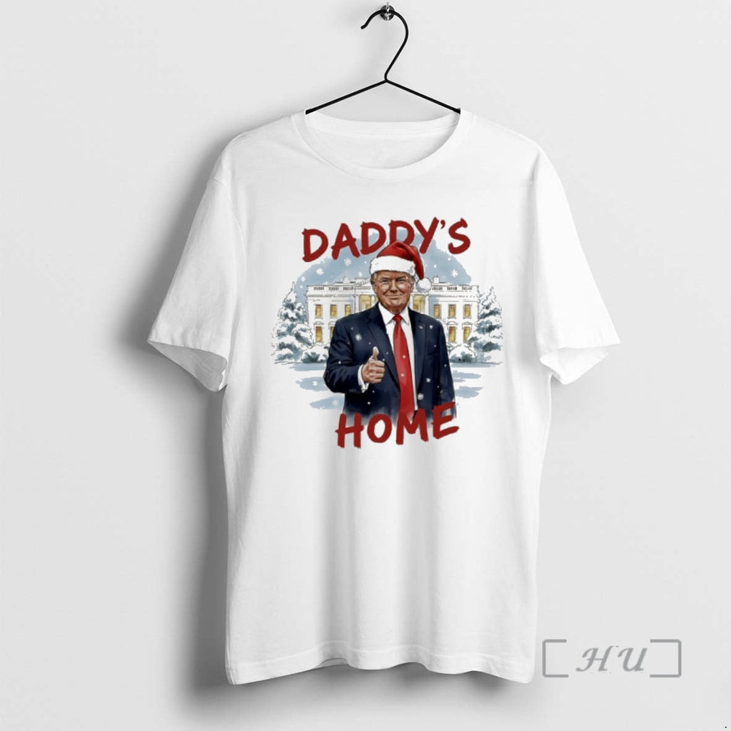 Officials Trump Santa Daddys Home White House - Adult & Kids T-Shirts, Sweatshirts & Hoodies apparel design preview 1