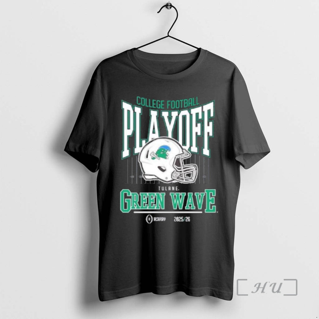 Officials Tulane Green Wave Cfp 12 Team Announcement - Adult & Kids T-Shirts, Sweatshirts & Hoodies apparel design preview 1