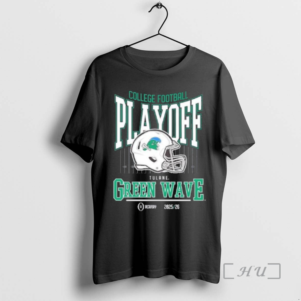 Officials Tulane Green Wave Cfp 12 Team Announcement - Adult & Kids T-Shirts, Sweatshirts & Hoodies apparel design preview 1