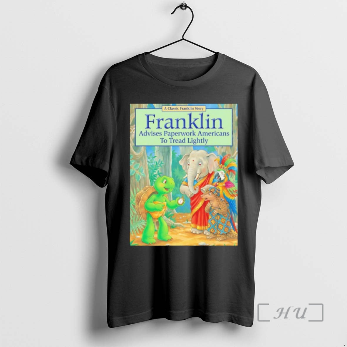 Officials Turtle Franklin Advises Paperwork Americans - Adult & Kids T-Shirts, Sweatshirts & Hoodies apparel design preview 1