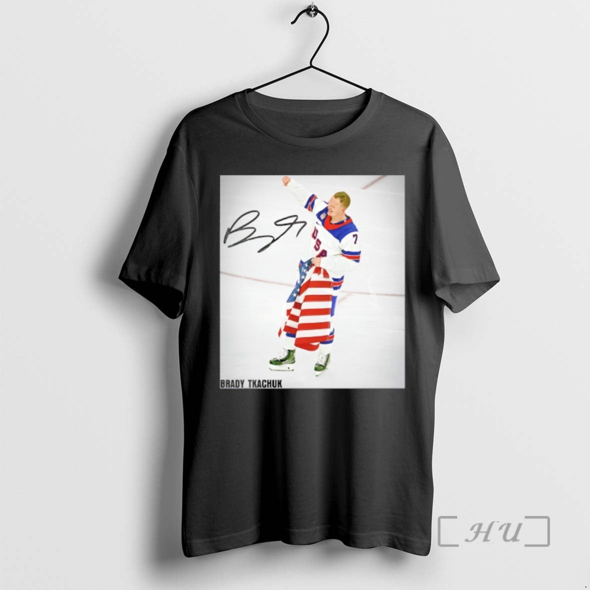 Officials Us Hockey Brady Tkachuk 2026 Winter - Adult & Kids T-Shirts, Sweatshirts & Hoodies apparel design preview 1