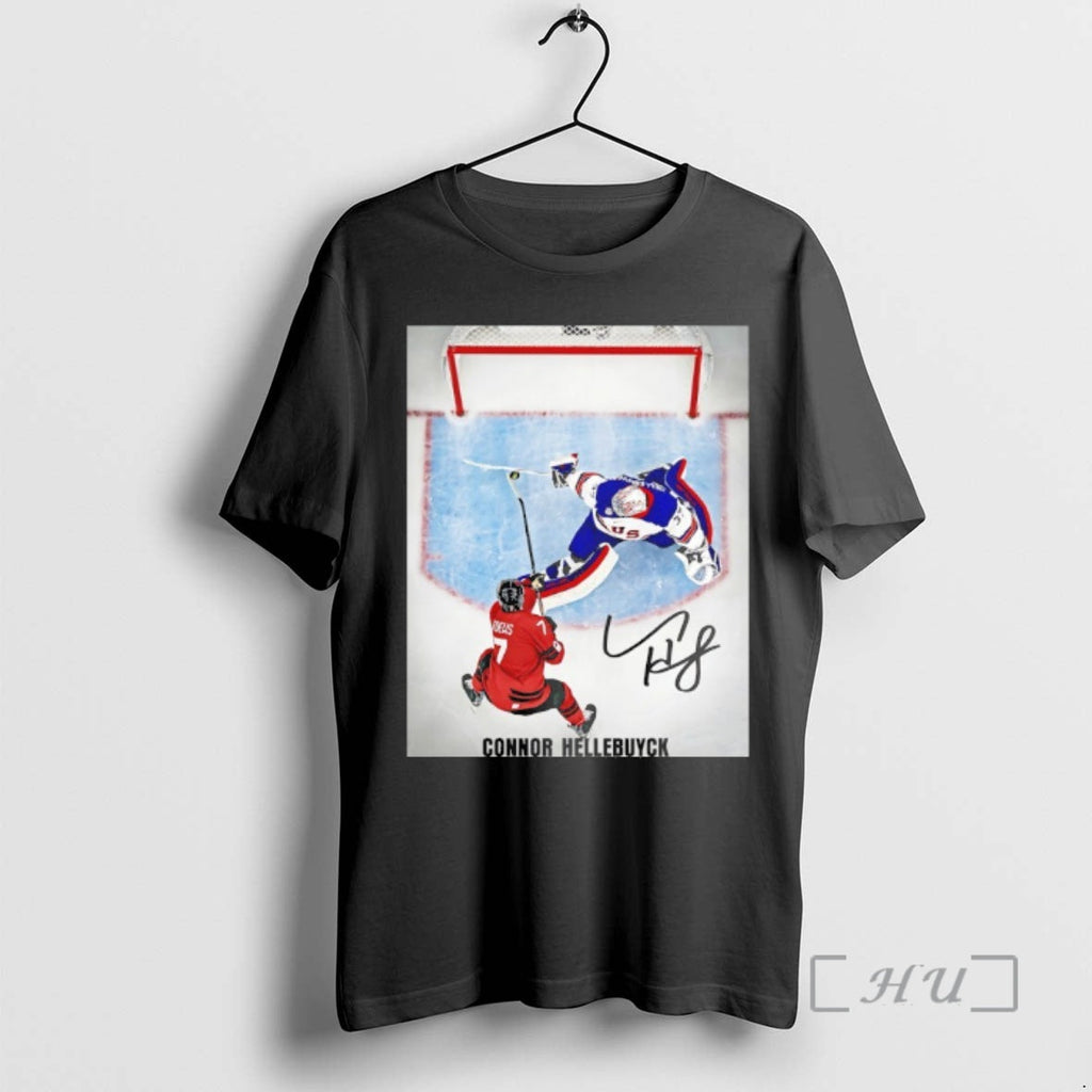 Officials Us Hockey Connor Hellebuyck 2026 Winter - Adult & Kids T-Shirts, Sweatshirts & Hoodies apparel design preview 1