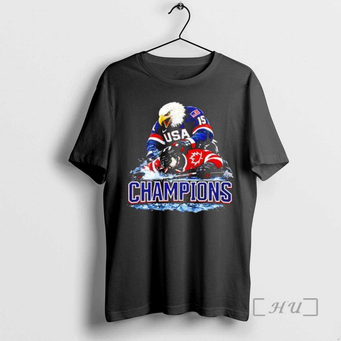 Officials Usa Eagle Dominates Canada 2026 Hokcey - Adult & Kids T-Shirts, Sweatshirts & Hoodies apparel design preview 1
