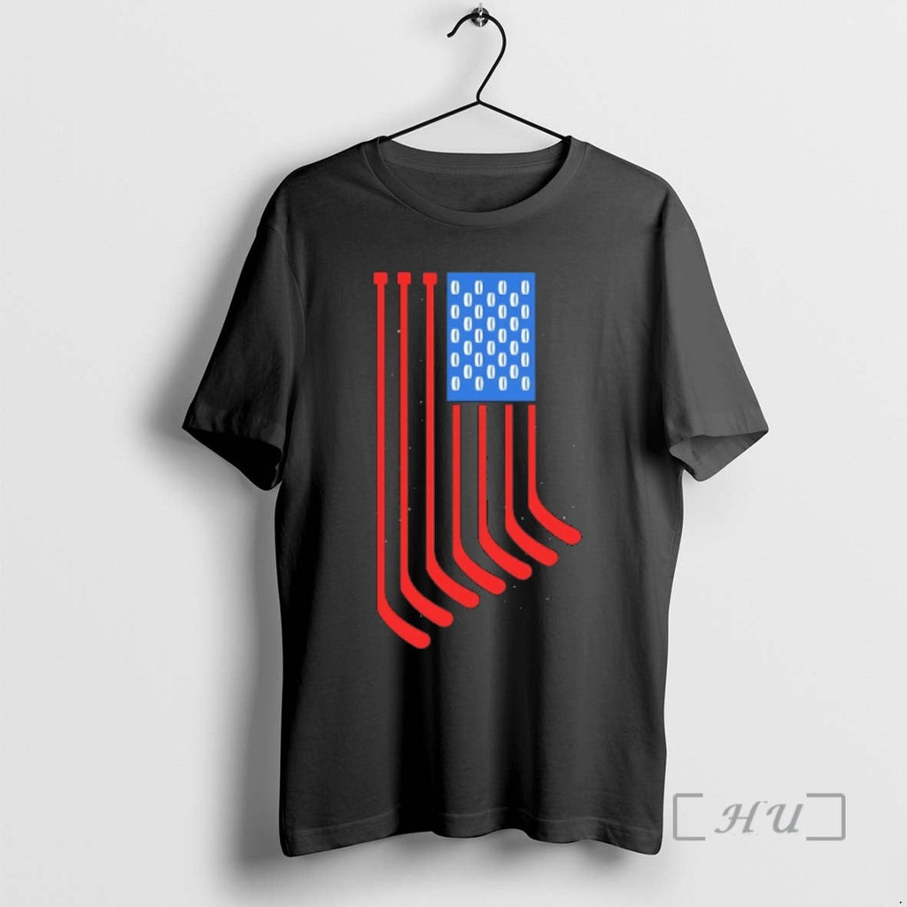 Officials Usa Hockey 2026 Olympic American Flag - Adult & Kids T-Shirts, Sweatshirts & Hoodies apparel design preview 1