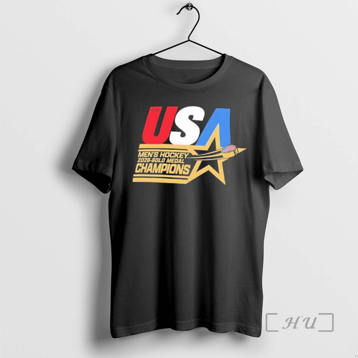 Officials Usa Hockey 2026 Winter Olympics Gold Medal - Adult & Kids T-Shirts, Sweatshirts & Hoodies apparel design preview 1