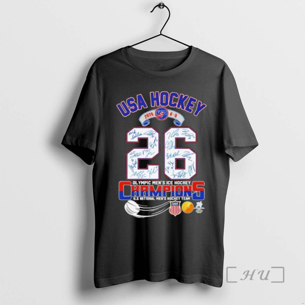 Officials Usa Hockey Olympic Mens Ice Champions U - Adult & Kids T-Shirts, Sweatshirts & Hoodies apparel design preview 1