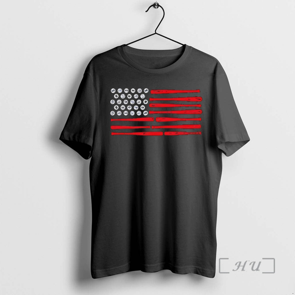 Officials Usa Baseball Flag - Adult & Kids T-Shirts, Sweatshirts & Hoodies apparel design preview 1