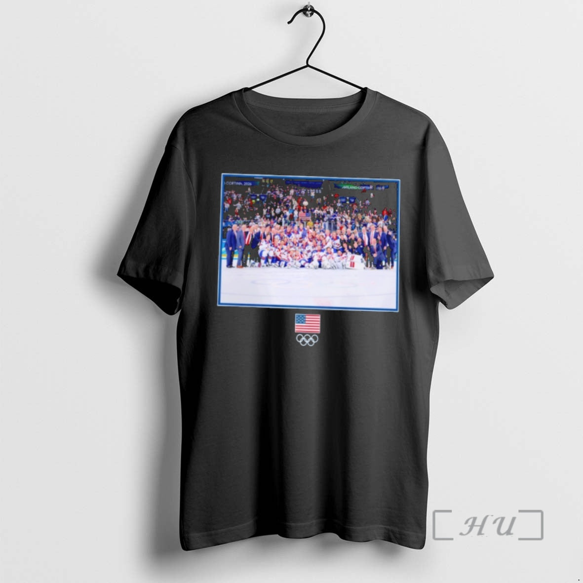Officials Usa Hockey Medal Moment - Adult & Kids T-Shirts, Sweatshirts & Hoodies apparel design preview 1