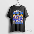 Officials Usa Women Hockey Never Underestimate A - Adult & Kids T-Shirts, Sweatshirts & Hoodies apparel design preview 1