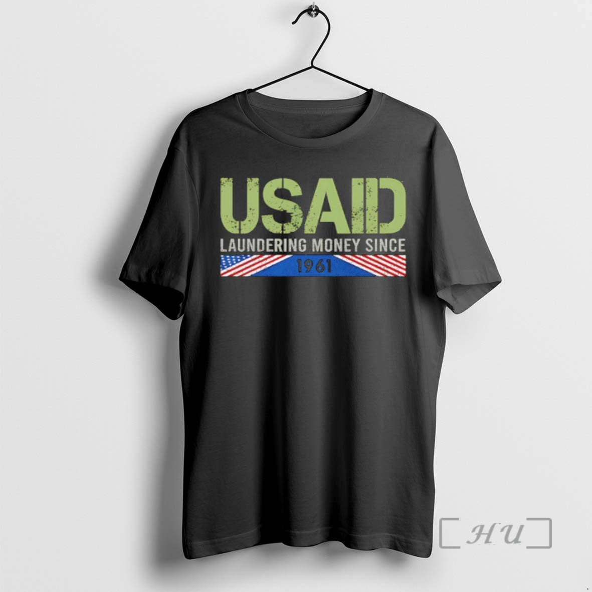 Officials Usaid Satire Laundering Money Since 1961 - Adult & Kids T-Shirts, Sweatshirts & Hoodies apparel design preview 1