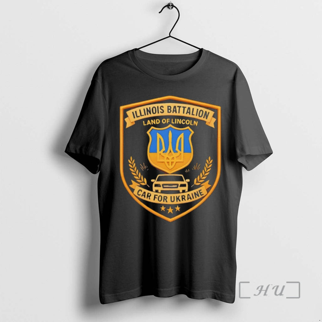 Officials Ukraine Illinois Battalion 50 States Land - Adult & Kids T-Shirts, Sweatshirts & Hoodies apparel design preview 1