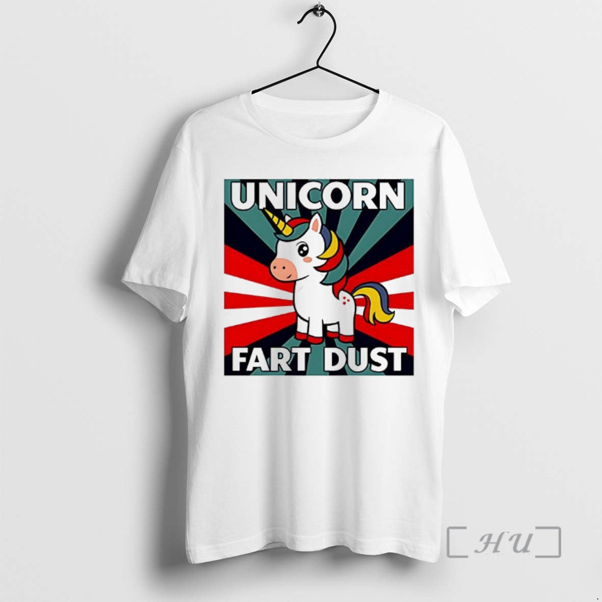 Officials Unicorn Fart Dust Cartoon - Adult & Kids T-Shirts, Sweatshirts & Hoodies apparel design preview 1