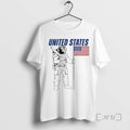 Officials United States Astronaut Holding Baseball - Adult & Kids T-Shirts, Sweatshirts & Hoodies apparel design preview 1