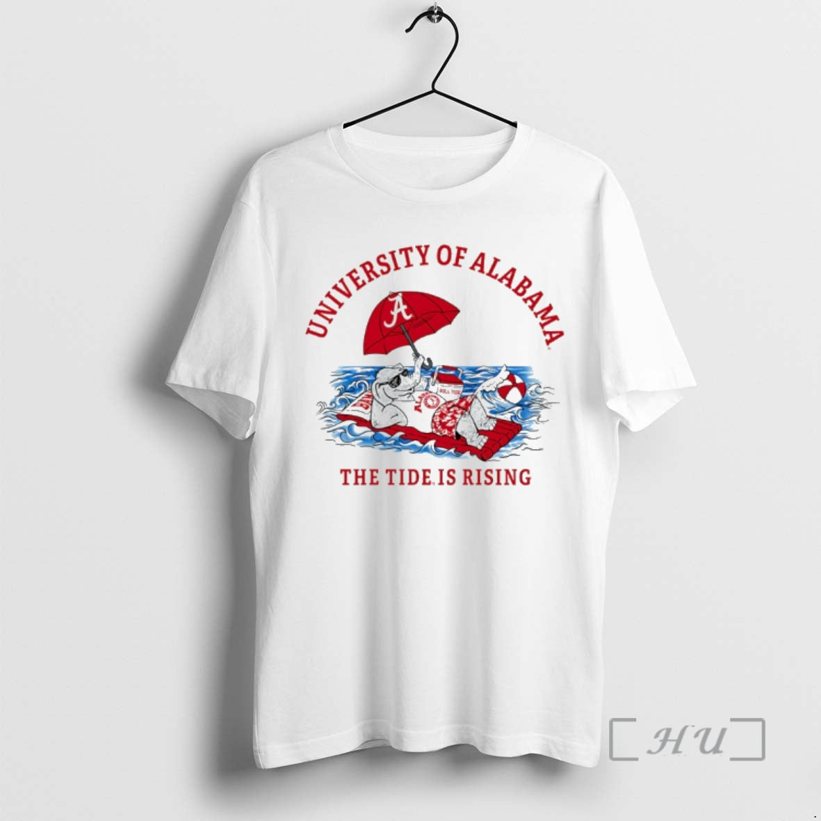 Officials University Of Alabama The Tide Is Rising - Adult & Kids T-Shirts, Sweatshirts & Hoodies apparel design preview 1