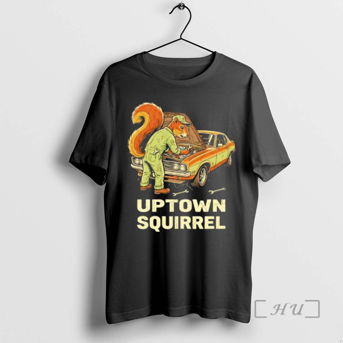 Officials Uptown Squirrel Cartoon - Adult & Kids T-Shirts, Sweatshirts & Hoodies apparel design preview 1