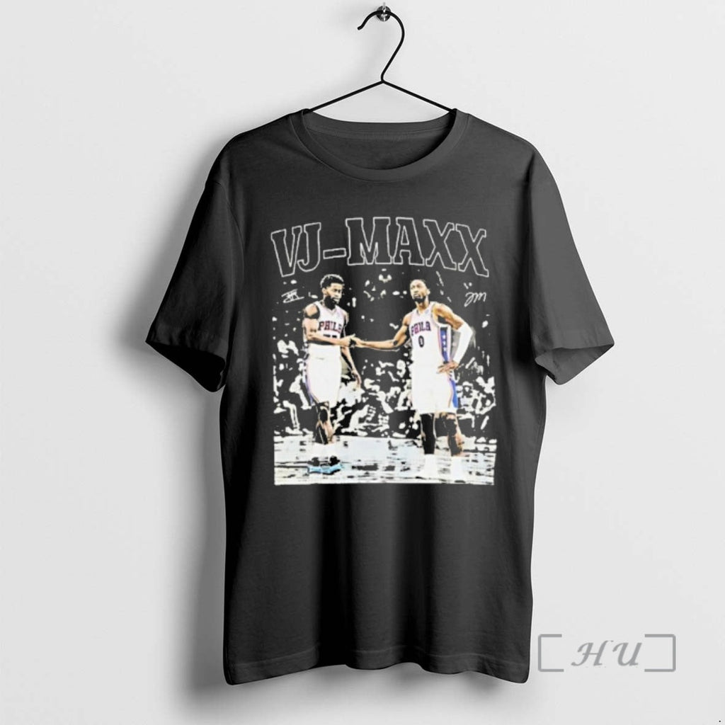 Officials V J Edgecombe Tyrese Maxey Vj Maxx - Adult & Kids T-Shirts, Sweatshirts & Hoodies apparel design preview 1