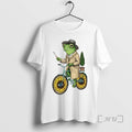 Officials Van Gogh Frog Cyclist Cartoon - Adult & Kids T-Shirts, Sweatshirts & Hoodies apparel design preview 1