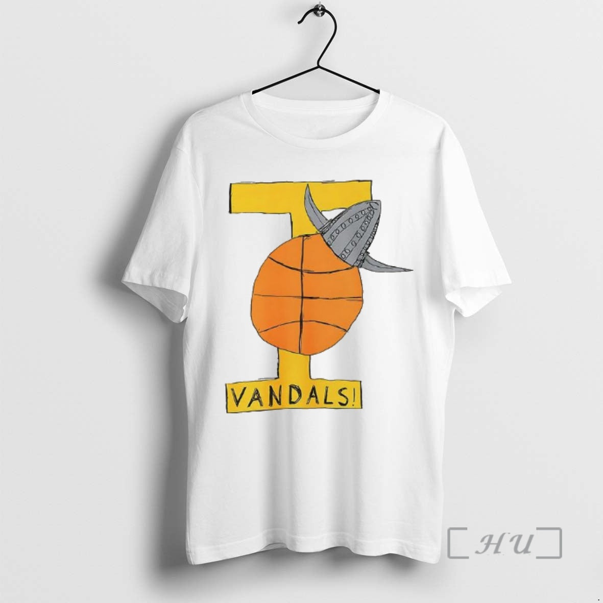 Officials Vandal Idaho Vandals Basketball Logo Parody - Adult & Kids T-Shirts, Sweatshirts & Hoodies apparel design preview 1