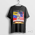 Officials Venezuela Libre Commemorating Fall Nicolas - Adult & Kids T-Shirts, Sweatshirts & Hoodies apparel design preview 1