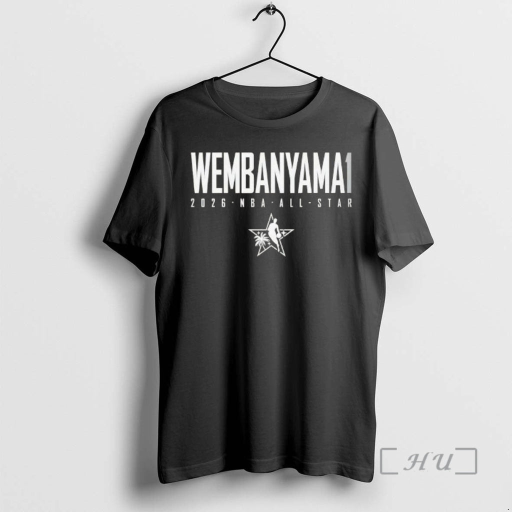 Officials Victor Wembanyama San Antonio Spurs 2026 - Adult & Kids T-Shirts, Sweatshirts & Hoodies apparel design preview 1