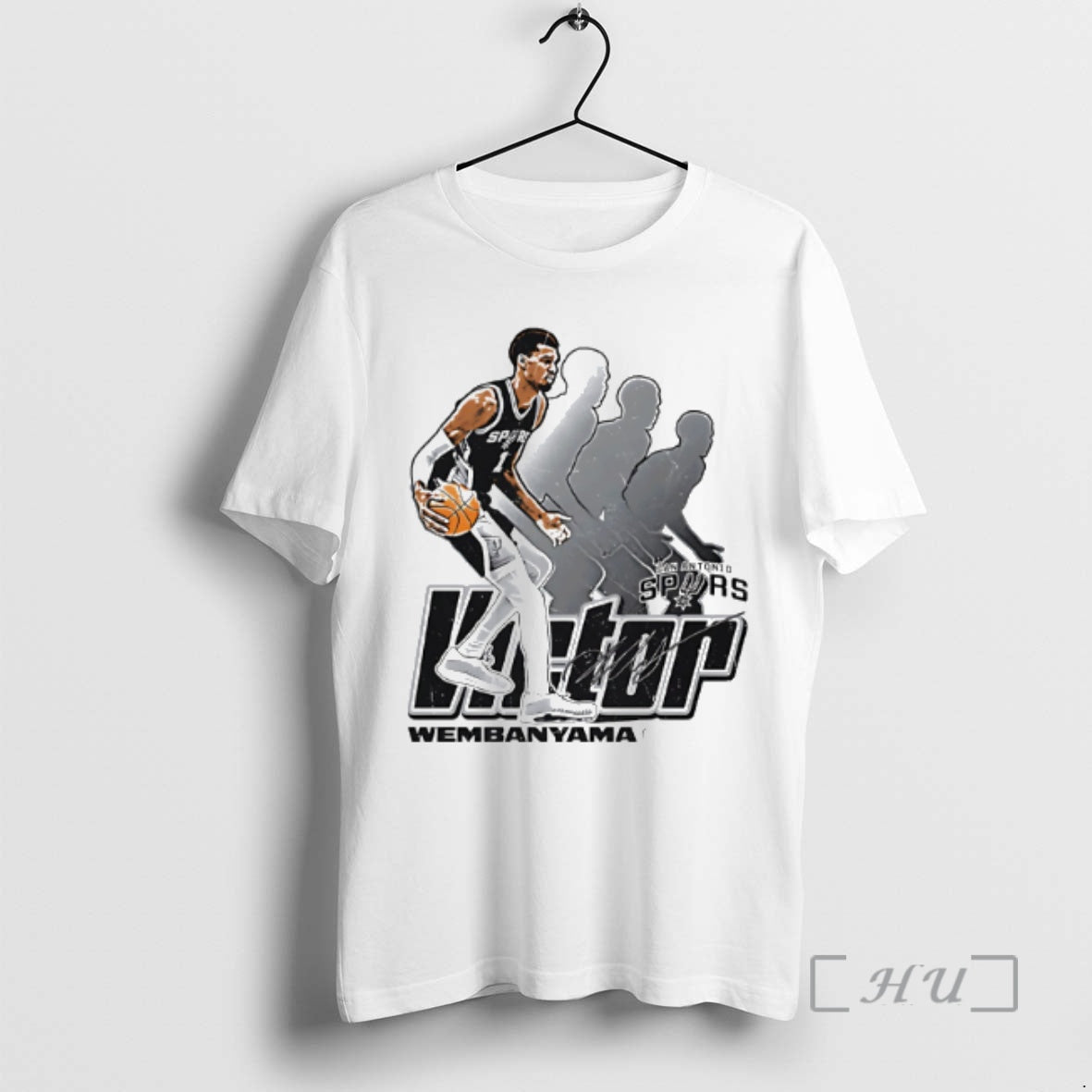 Officials Victor Wembanyama San Antonio Spurs Retro - Adult & Kids T-Shirts, Sweatshirts & Hoodies apparel design preview 1
