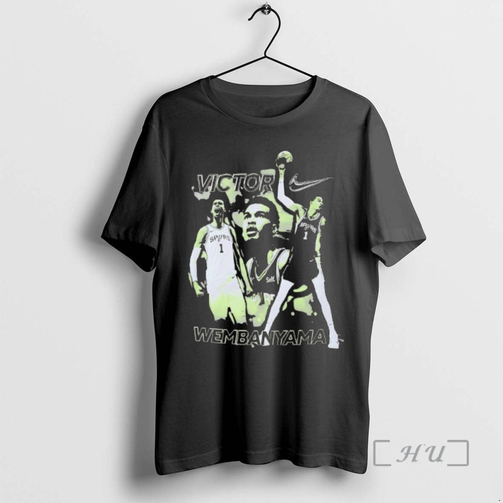 Officials Victor Wembanyama San Antonio Spurs - Adult & Kids T-Shirts, Sweatshirts & Hoodies apparel design preview 1