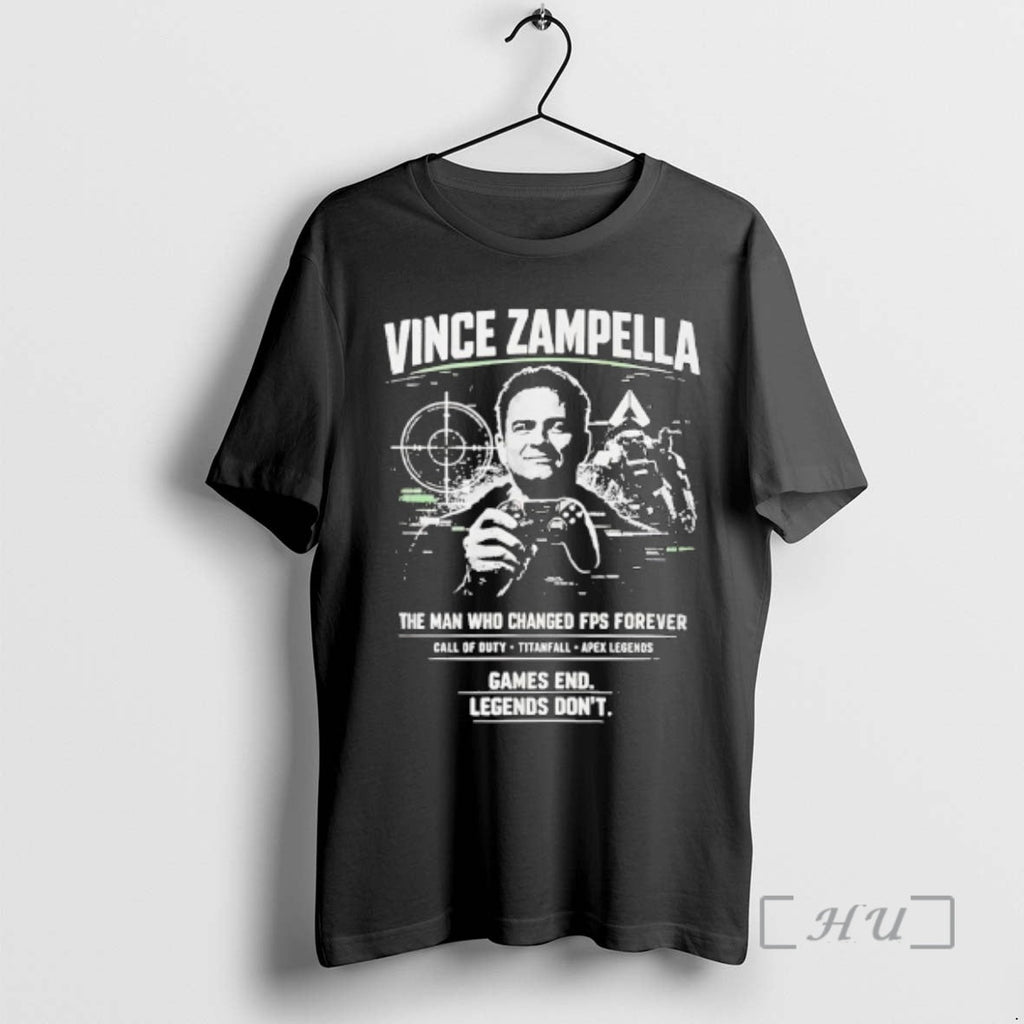 Officials Vince Zampella Man Who Changed Fps Forever - Adult & Kids T-Shirts, Sweatshirts & Hoodies apparel design preview 1