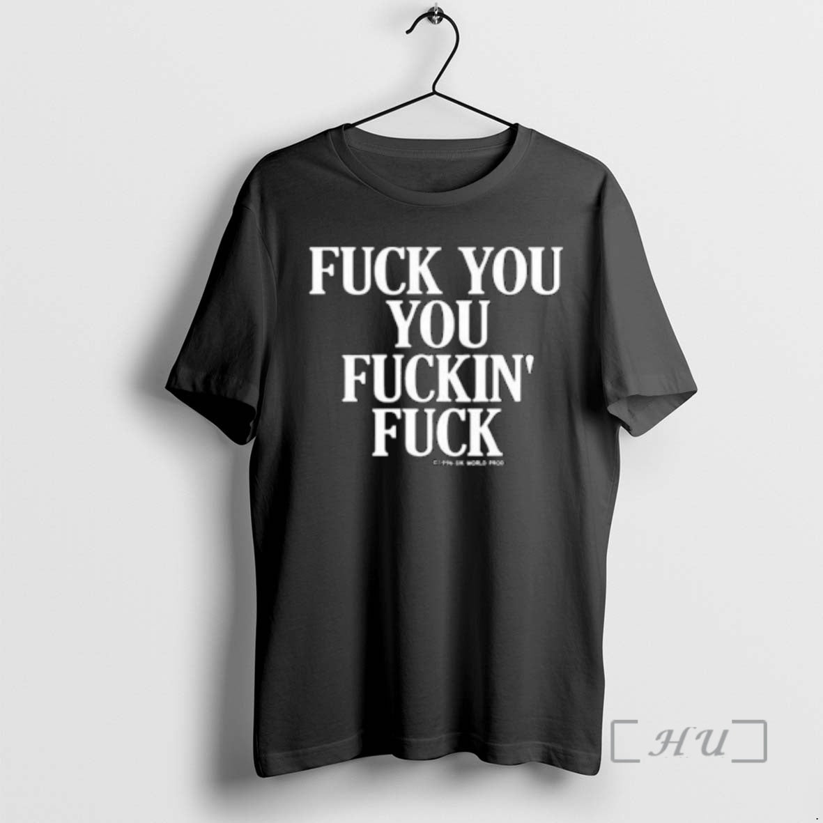 Officials Vintage Fuck You Fuckin Circle Black - Adult & Kids T-Shirts, Sweatshirts & Hoodies apparel design preview 1