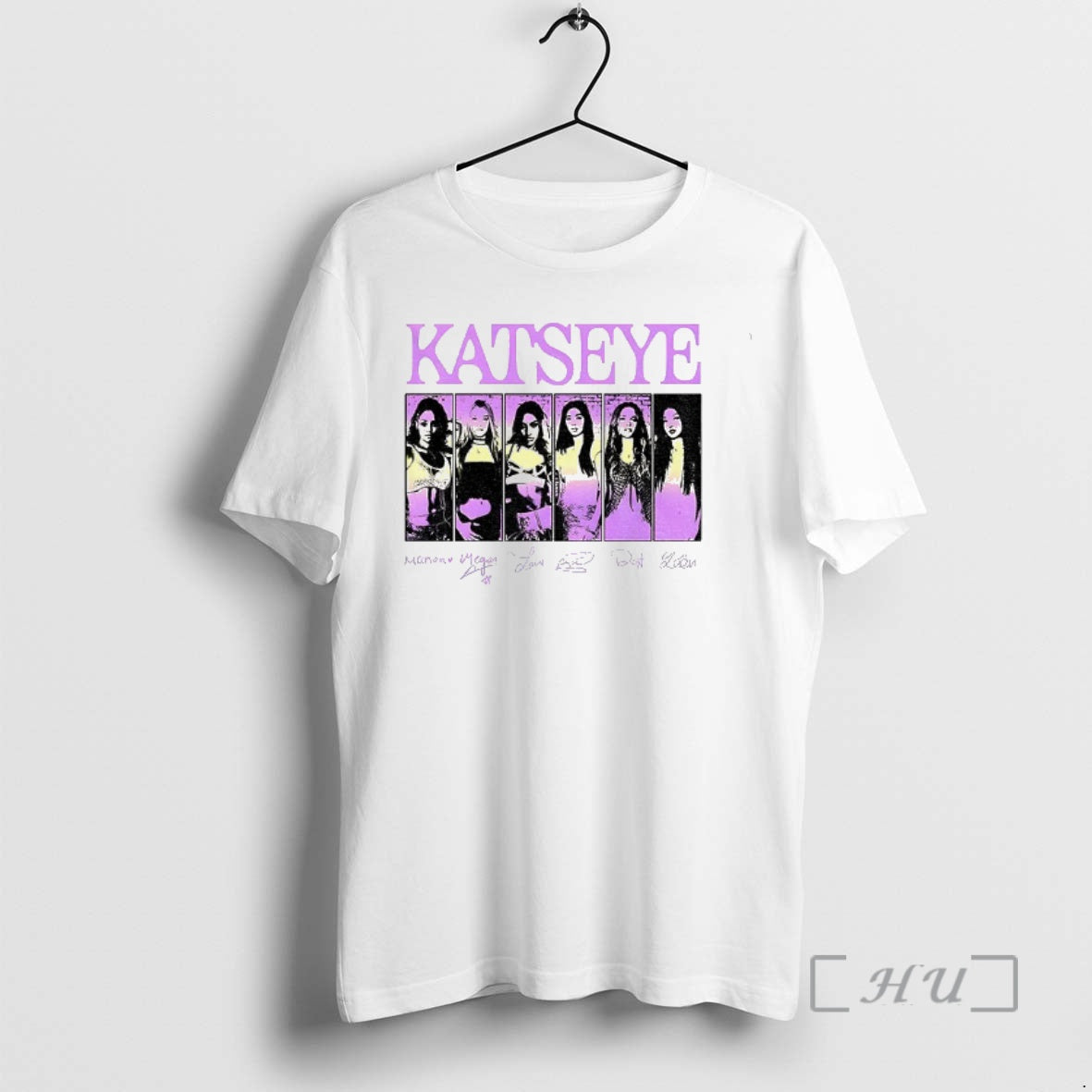 Officials Vintage Katseye Chaos Signature Music - Adult & Kids T-Shirts, Sweatshirts & Hoodies apparel design preview 1