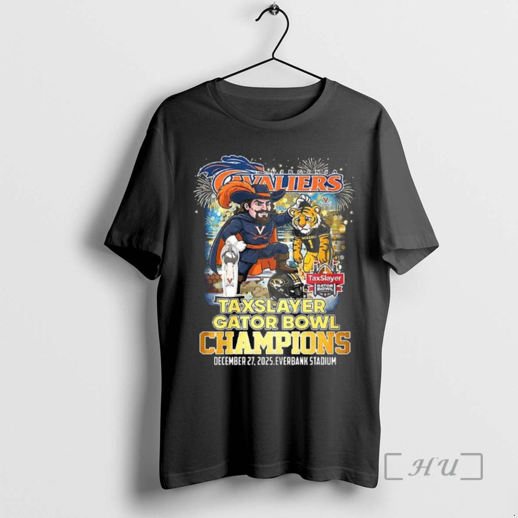 Officials Virginia Cavaliers Ncaa Taxslayer Gator - Adult & Kids T-Shirts, Sweatshirts & Hoodies apparel design preview 1