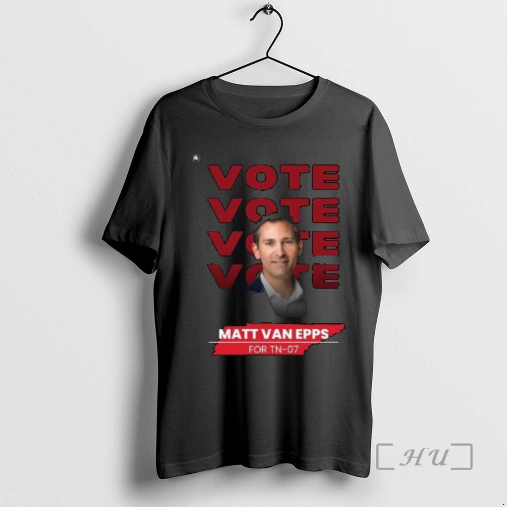 Officials Vote Maga Warrior Matt Van Epps Tn 07 - Adult & Kids T-Shirts, Sweatshirts & Hoodies apparel design preview 1