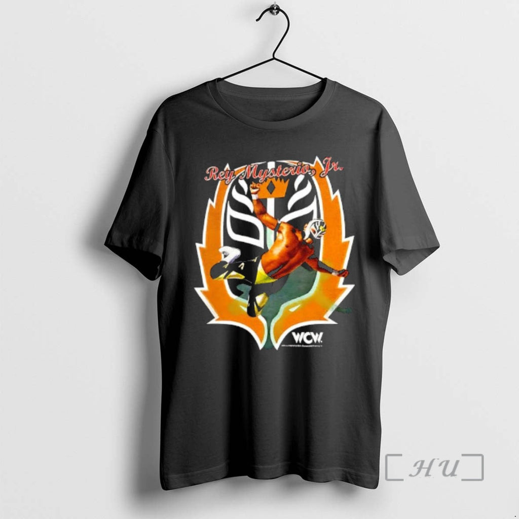 Officials Wcw Rey Mysterio Jr - Adult & Kids T-Shirts, Sweatshirts & Hoodies apparel design preview 1