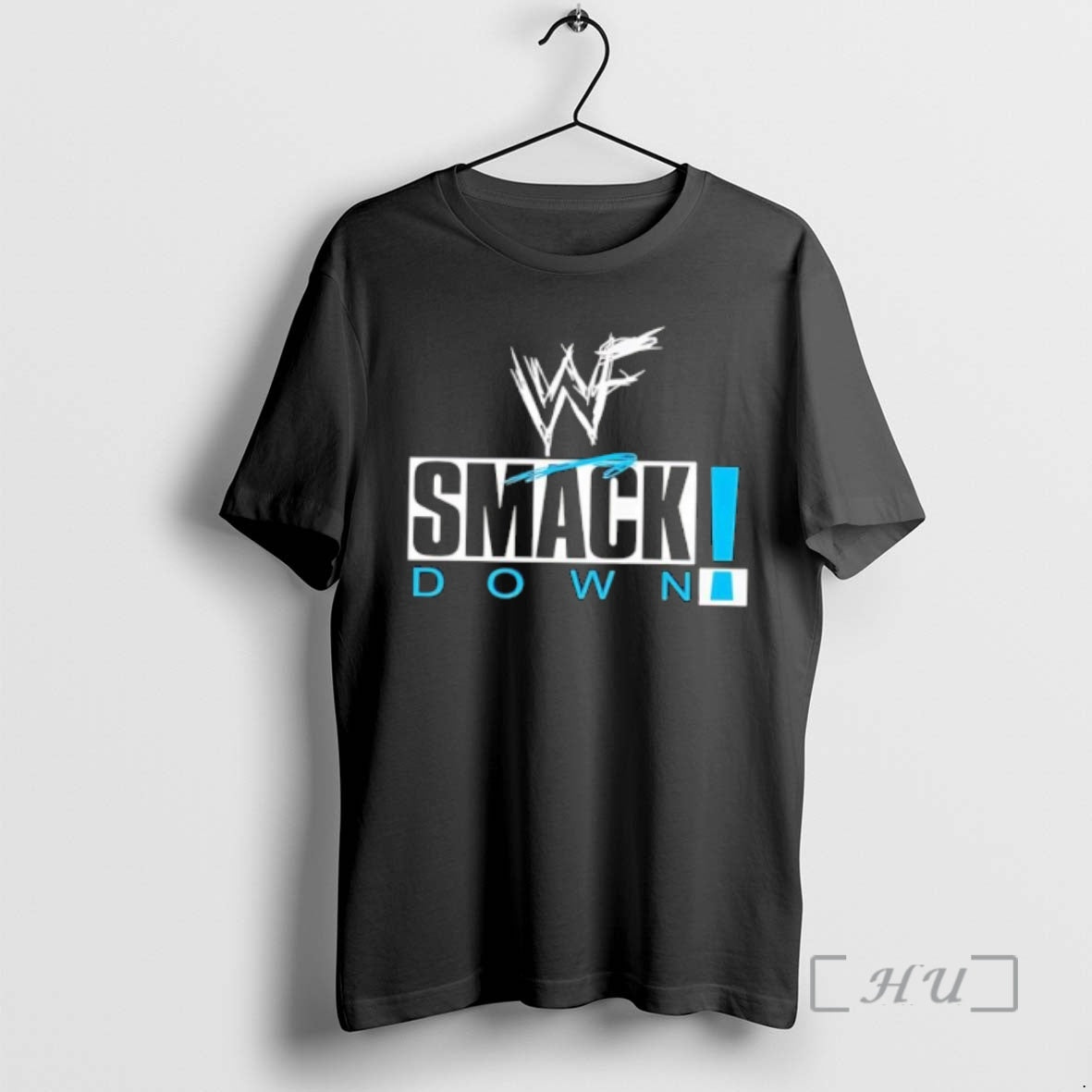 Officials Wwf Smackdown Professional Wrestling Logo - Adult & Kids T-Shirts, Sweatshirts & Hoodies apparel design preview 1
