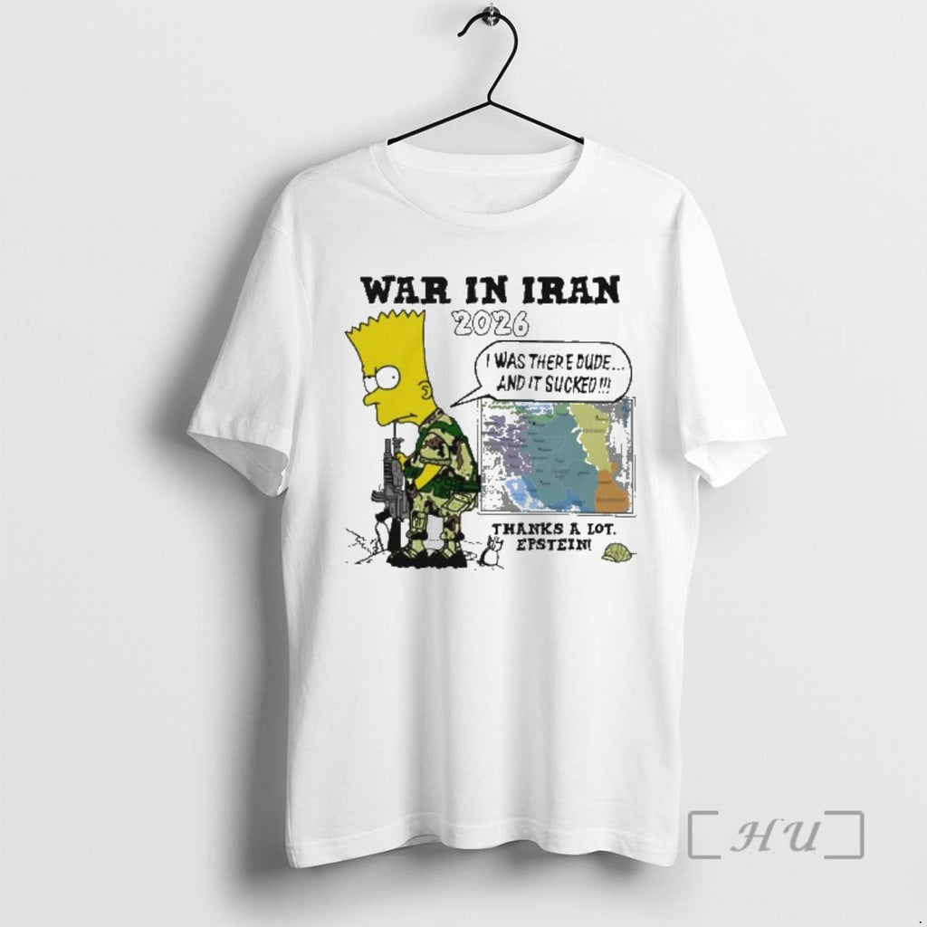 Officials War In Iran Thanks A Lot Epstein 2026 - Adult & Kids T-Shirts, Sweatshirts & Hoodies apparel design preview 1