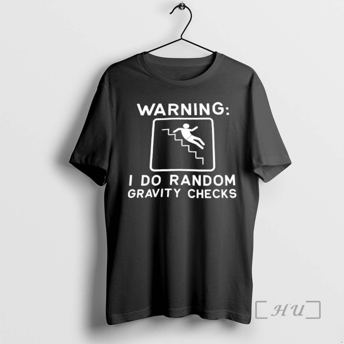 Officials Warning I Do Random Gravity Checks - Adult & Kids T-Shirts, Sweatshirts & Hoodies apparel design preview 1