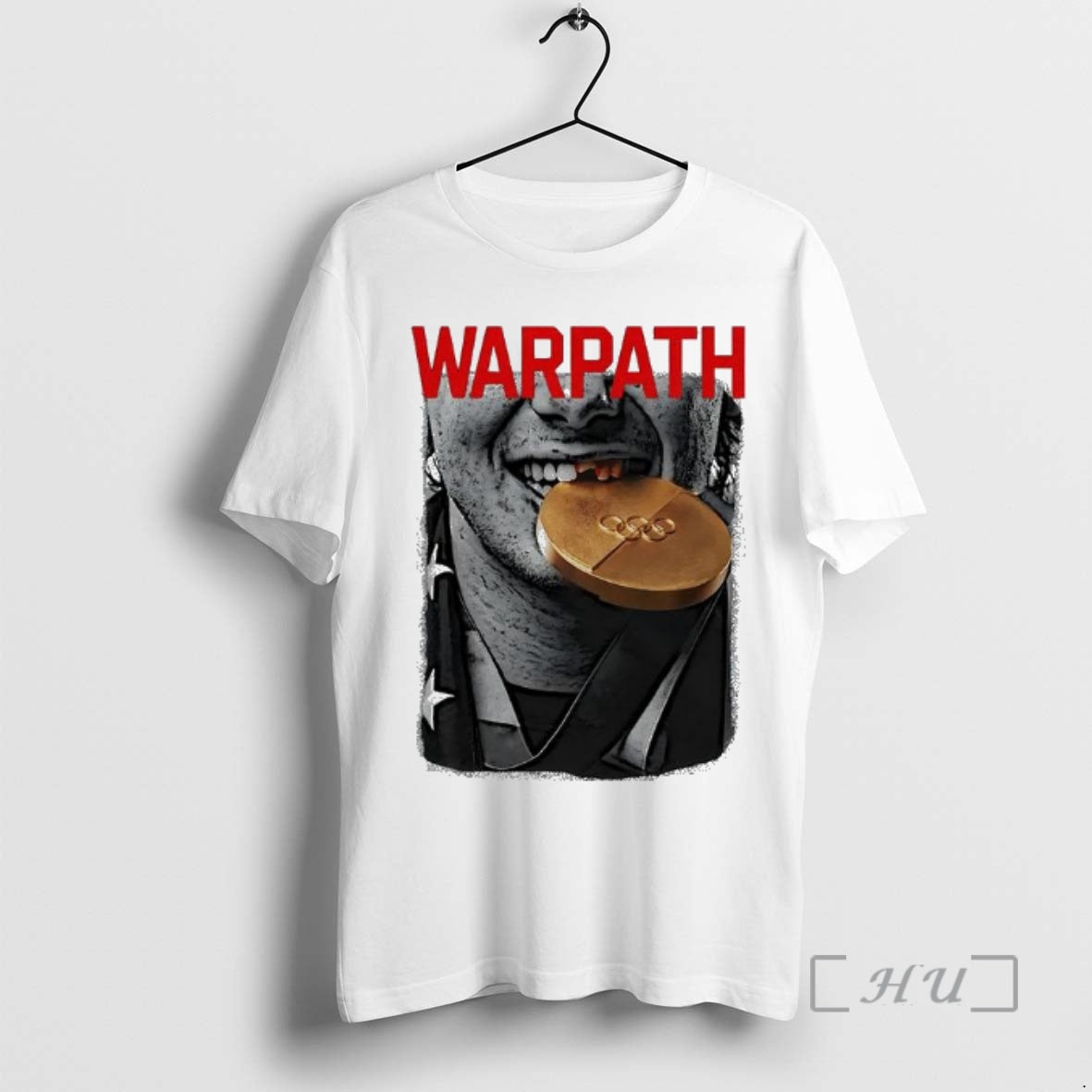 Officials Warpath Jack Hughes Golden Smile Garment - Adult & Kids T-Shirts, Sweatshirts & Hoodies apparel design preview 1
