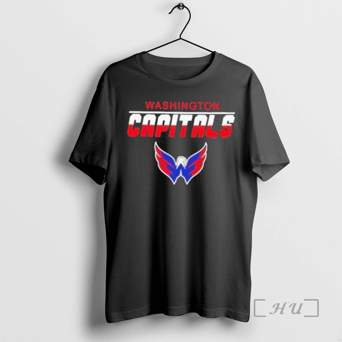 Officials Washington Capitals Team Logo Black - Adult & Kids T-Shirts, Sweatshirts & Hoodies apparel design preview 1