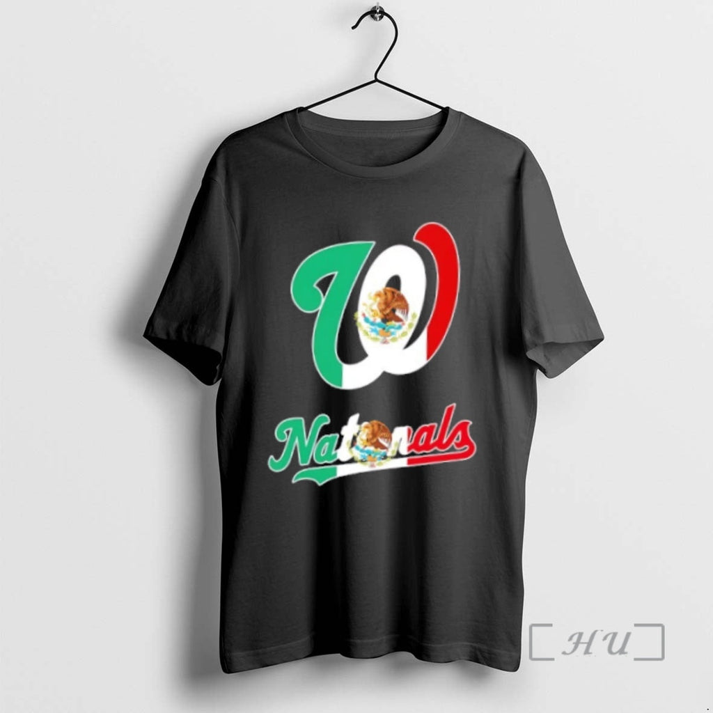 Officials Washington Nationals Baseball X Mexican - Adult & Kids T-Shirts, Sweatshirts & Hoodies apparel design preview 1
